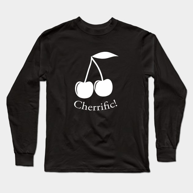 Cherrific - dark theme Long Sleeve T-Shirt by Playfulfoodie